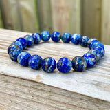 The Students’ Crystal—Lapis Lazuli Focus & Success Bracelet