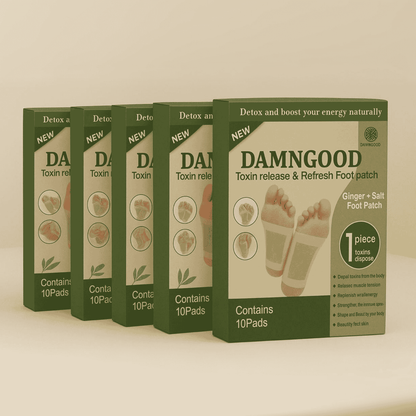 Detox Foot Patch- 10 Patches - Better Sleep, remove body toxins