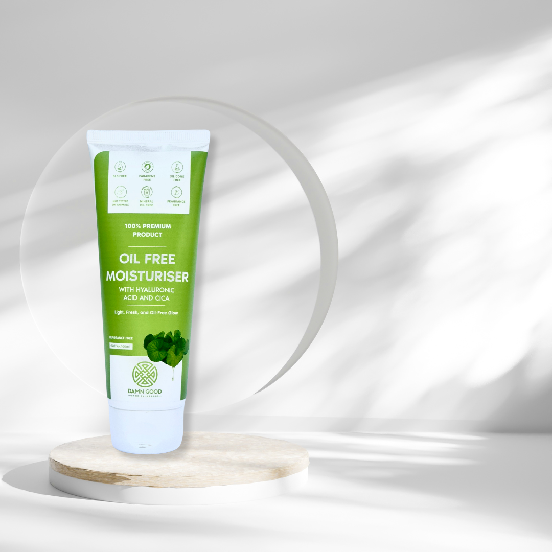 DamnGood Oil-Free Moisturizer – Ultra-Light Gel with Hyaluronic Acid, Cica & Rare Botanicals for Acne-Prone & All Skin 🌿