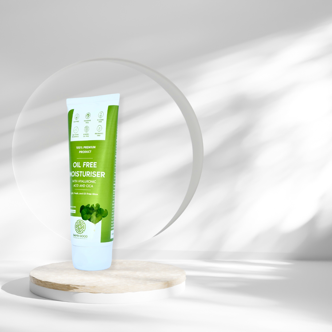 DamnGood Oil-Free Moisturizer – Ultra-Light Gel with Hyaluronic Acid, Cica & Rare Botanicals for Acne-Prone & All Skin 🌿