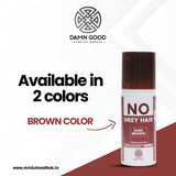 DamnGood No Grey Hair Spray For Dark Brown Hair With Ammonia & Peroxide Free