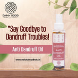 Damngood Ayurvedic Anti Dandruff Oil -Rosemary ,Curry Leaves & Methi Dana-100ML