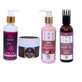 Damngood Essential Anti-Hair Fall Kit- (Oil, Shampoo, Conditioner & Mask)-Control Hair Fall