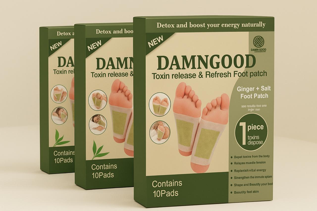 Detox Foot Patch- 10 Patches - Better Sleep, remove body toxins
