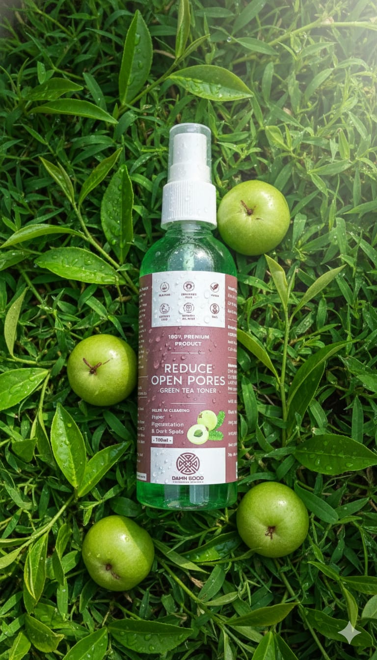 DamnGood  Green Tea Toner 100ml - Reduce Open Pores