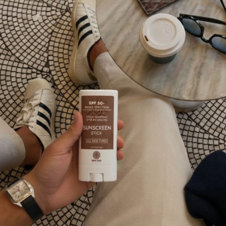 DamnGood Daily Sunscreen Stick- SPF 50+ With Carrot & Raspberry Extract.