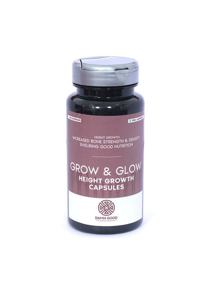 Damngood 100% Ayurvedic Height Growth Capsules- 60 caps