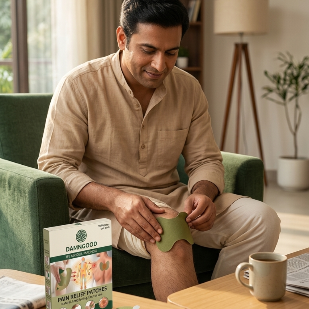 Herbal Pain Relief Patch- Pack of 10 - Fast relief ayurvedic formula for swelling, Inflammation, stiffness relief