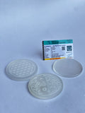 Selenite Crystal Charging Plate: Astro-Vastu Edition for Wealth, Clarity & Protection