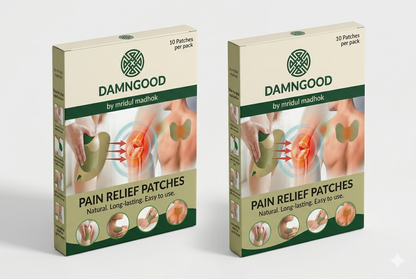 Herbal Pain Relief Patch- Pack of 10 - Fast relief ayurvedic formula for swelling, Inflammation, stiffness relief