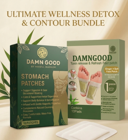 Ultimate Wellness Detox Bundle- Foot Patch + Stomach Patch- 10 each