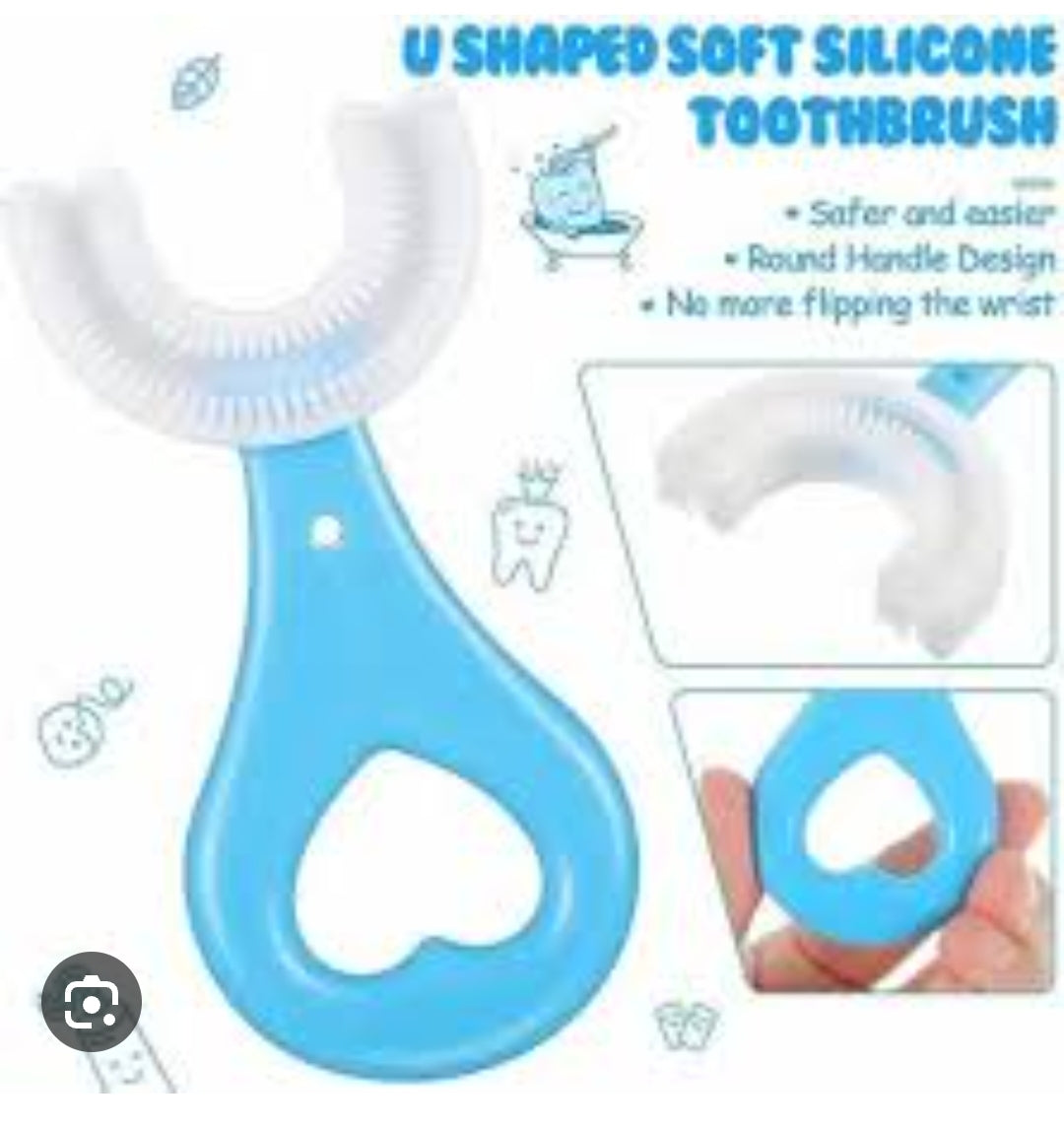 U- Shape Toothbrush Pack of 2.