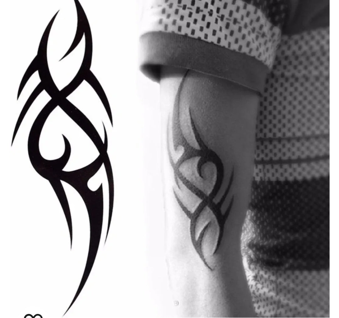 Flames tattoo - 3D- 19×12Cm