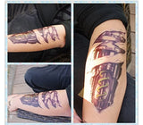Robot Arm Sticker tattoo Size 19x12cm - 1pc