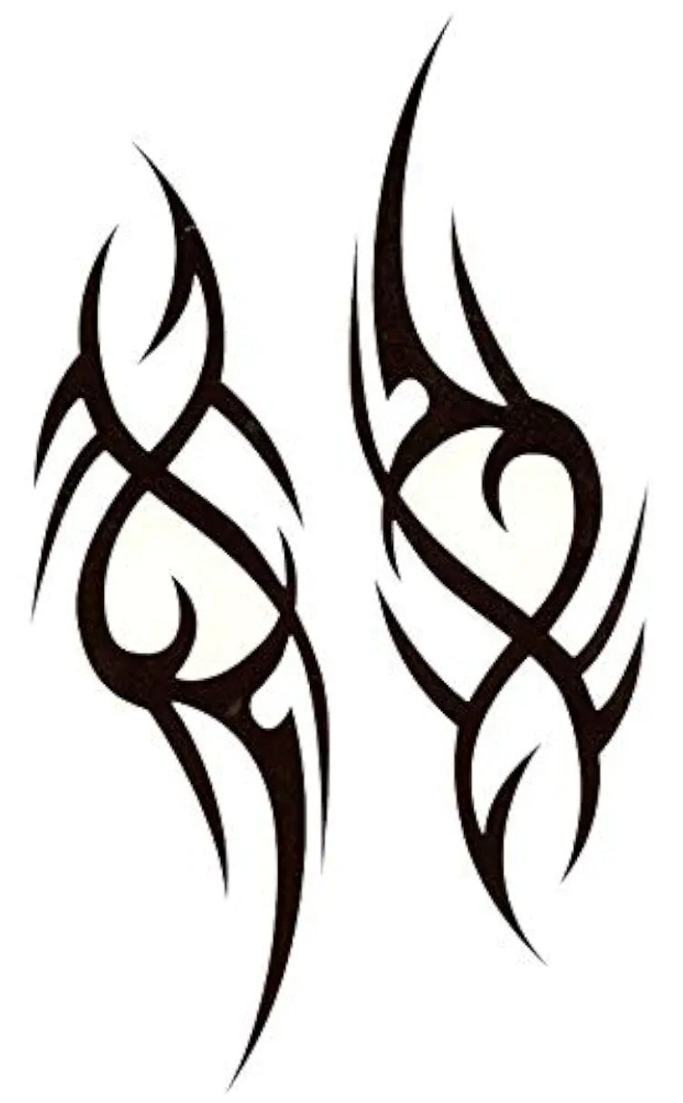 Flames tattoo - 3D- 19×12Cm
