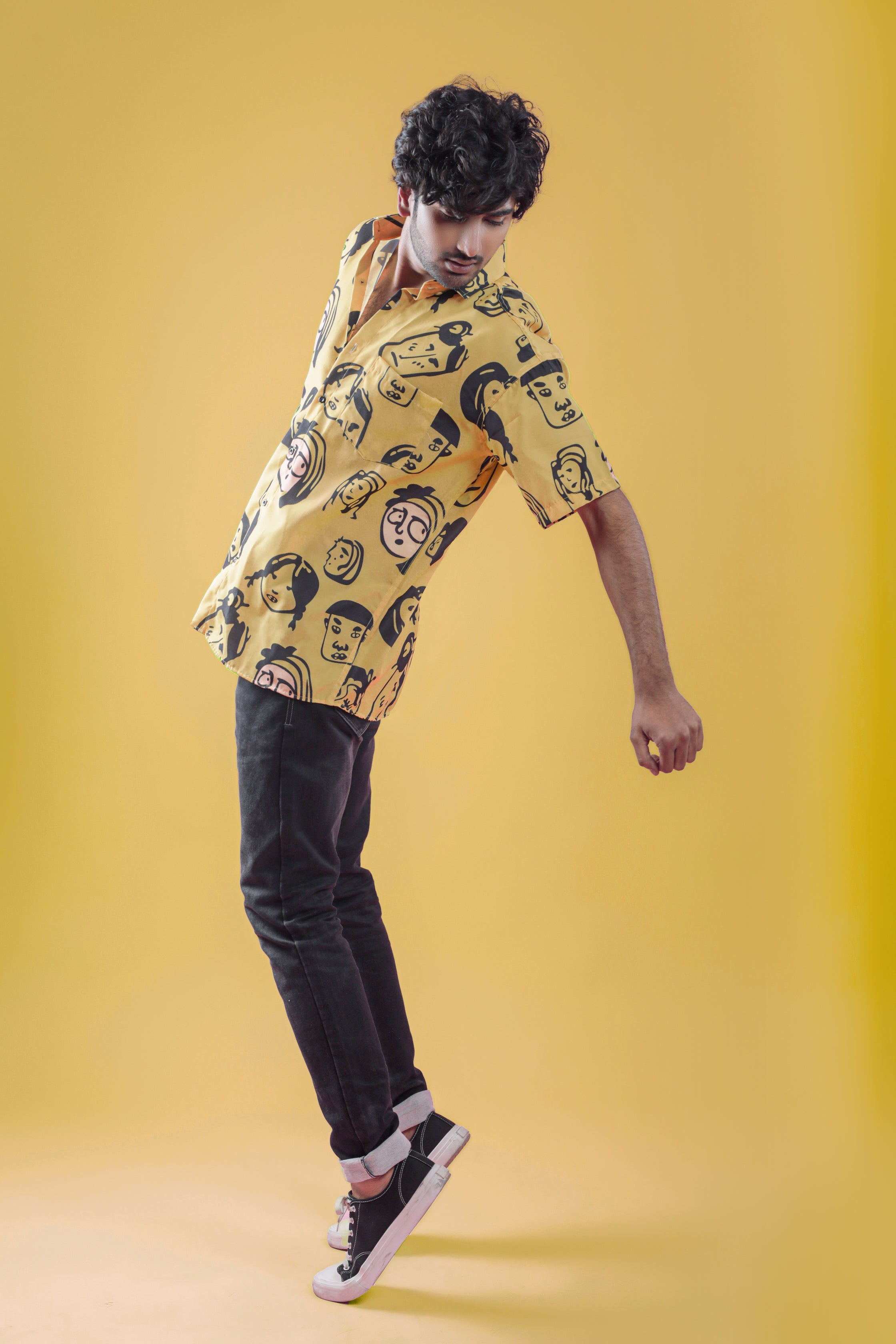 Yolo Yellow Designer Shirt