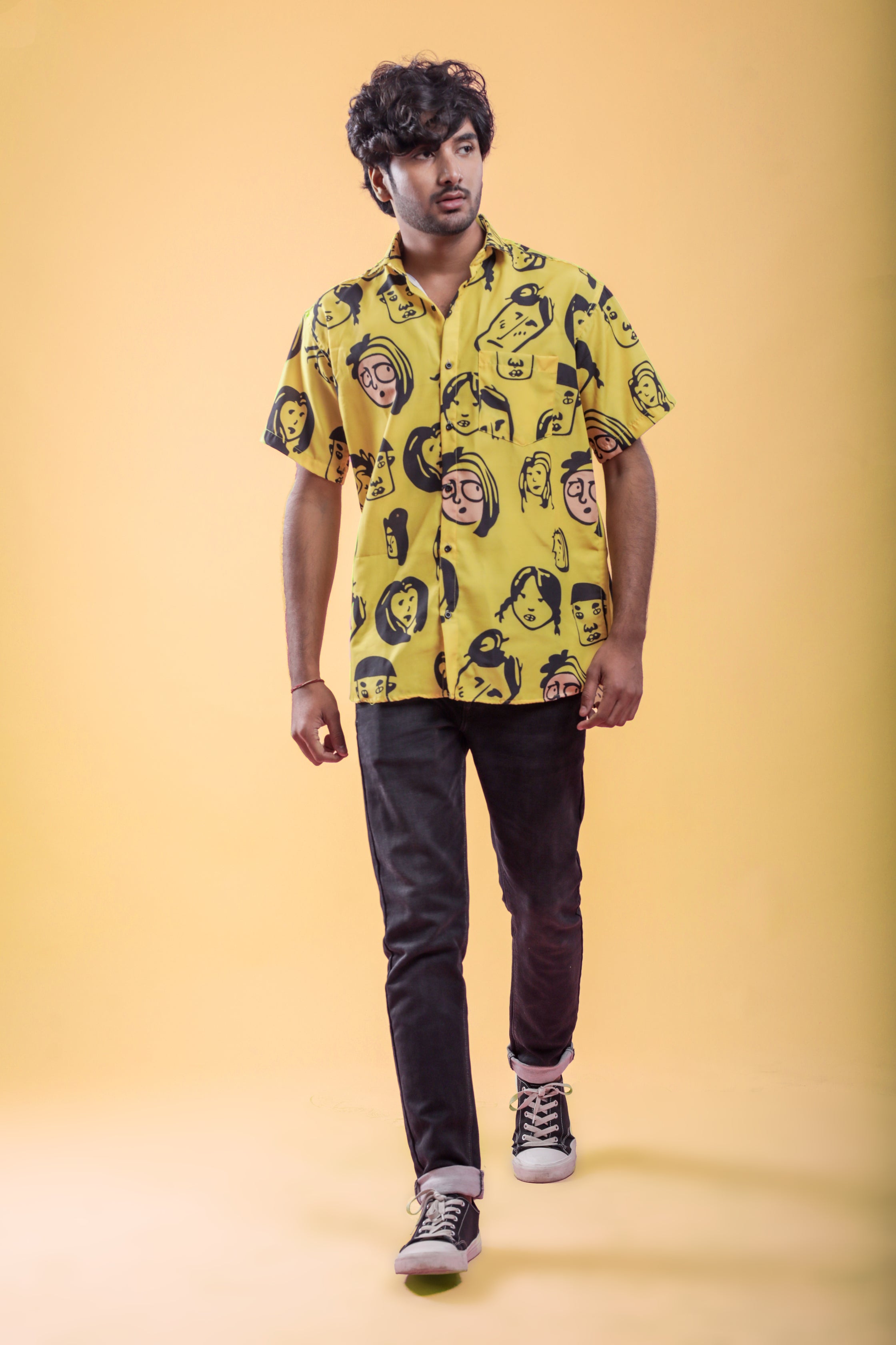 Yolo Yellow Designer Shirt