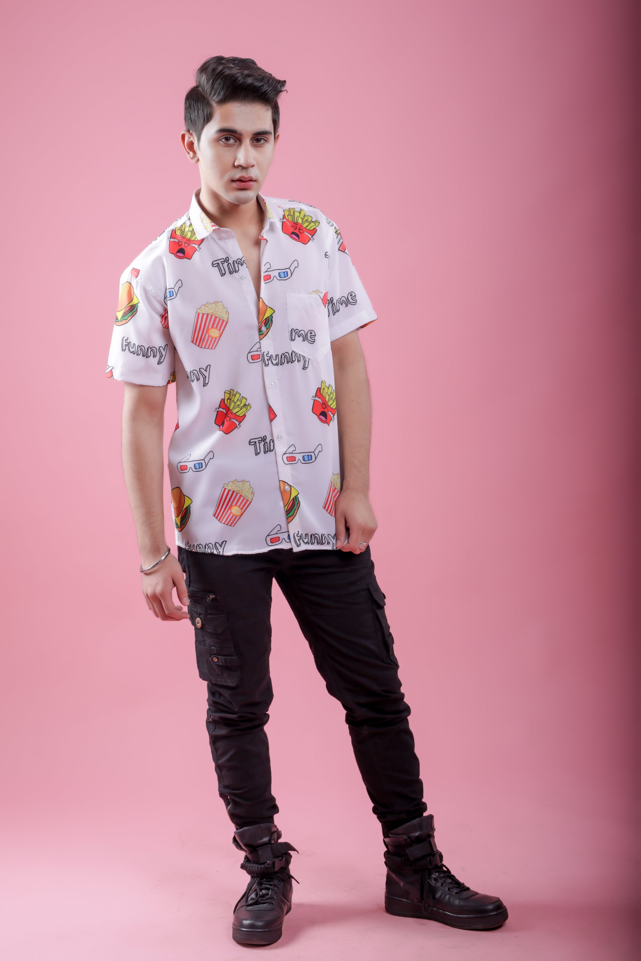 Funny Food Pattern Shirt