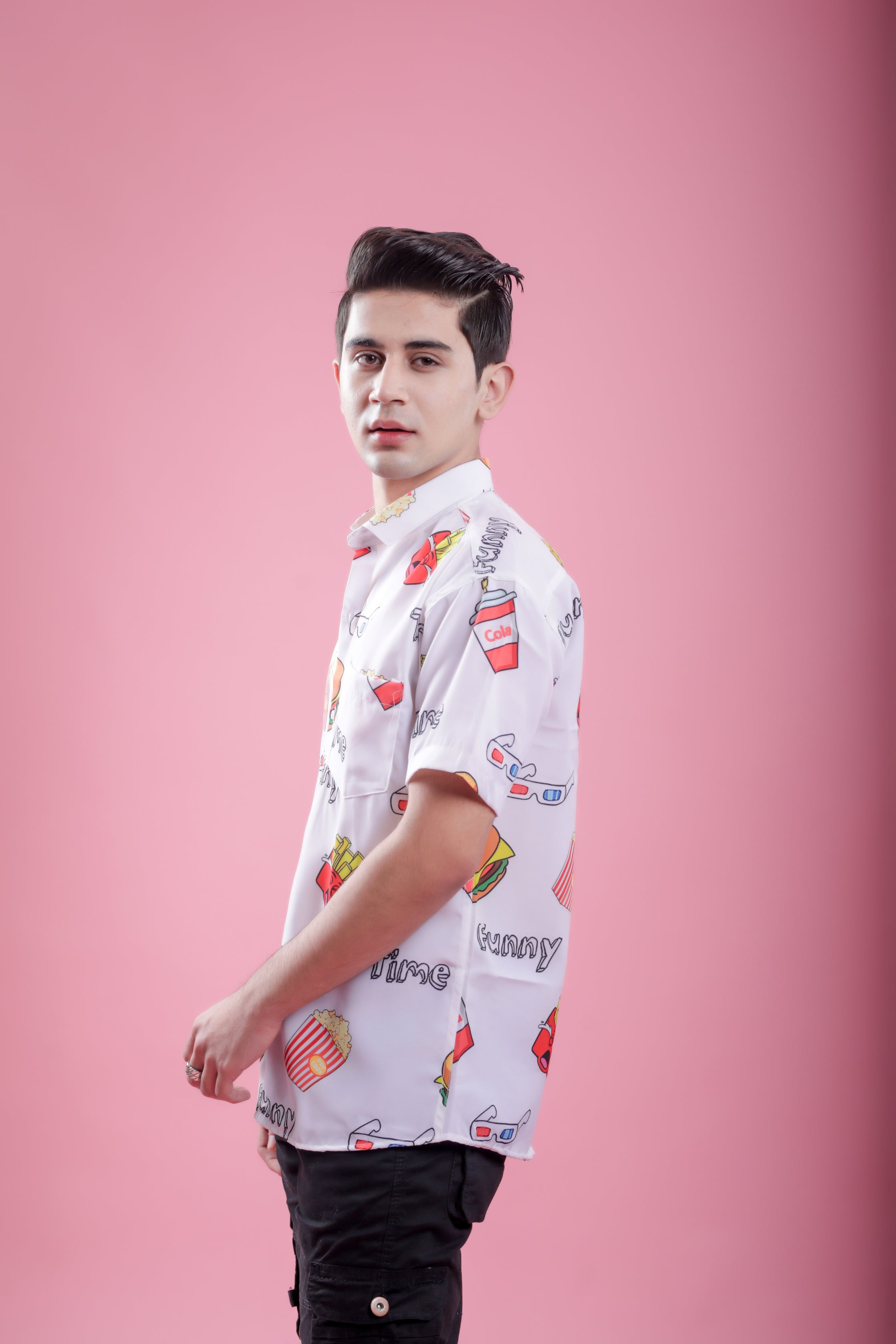 Funny Food Pattern Shirt