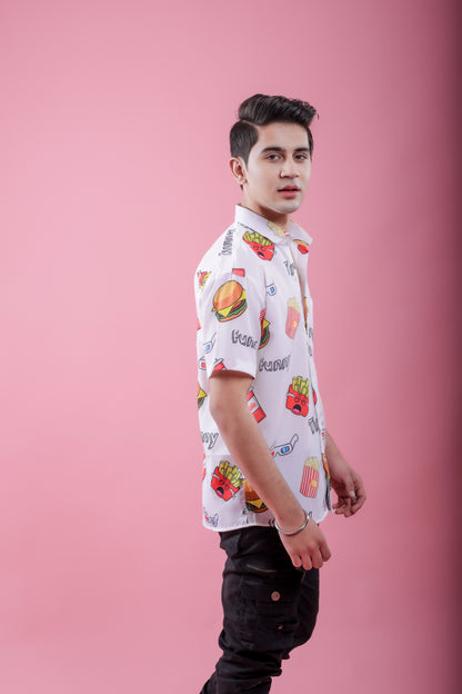 Funny Food Pattern Shirt