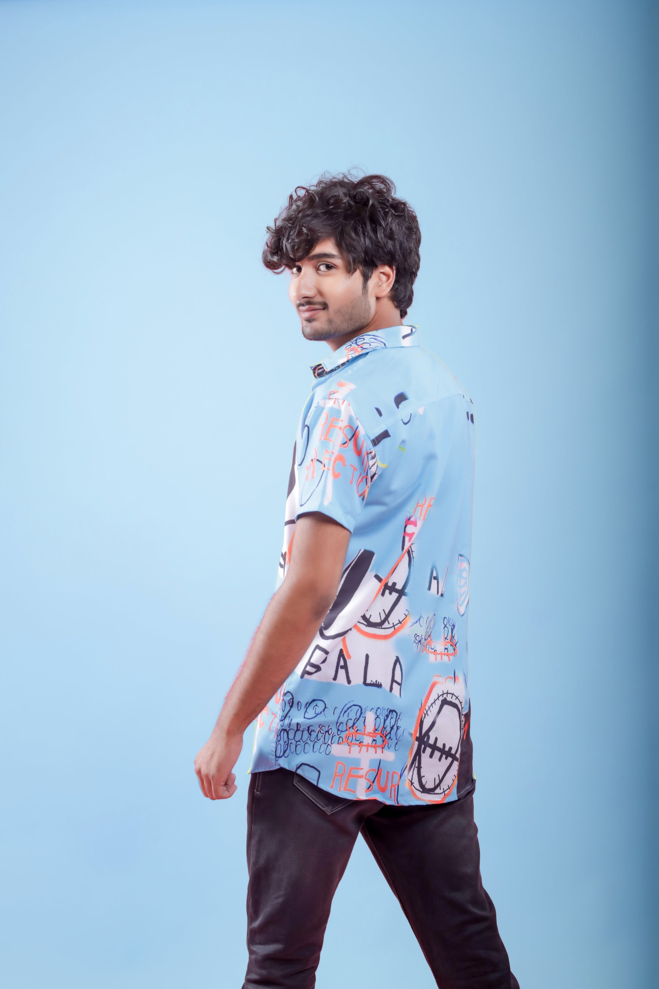 Designer Beach Print Casual Shirt