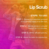 DamnGood Orange Lip Scrub - Dry, Chapped, Dark and Damaged Lips - 10 gm