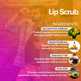 DamnGood Orange Lip Scrub - Dry, Chapped, Dark and Damaged Lips - 10 gm