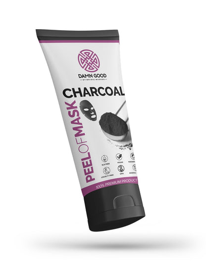 Activated Charcoal Skin Cleansing Combo- Activated Charcoal Facewash, Peel off Mask & Soap  Damn Good By Mridul Madhok