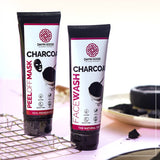 Damngood Activated Charcoal Facewash & Peel Off Mask ~Combo