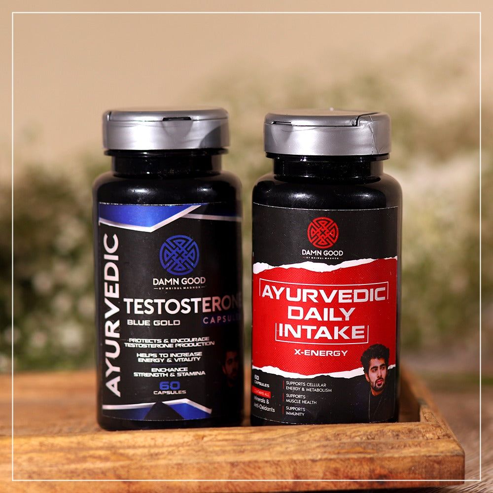 DamnGood Stamina Booster Combo - Testosterone Booster & Multi Vitamin Capsules