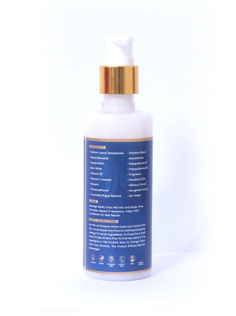 DamnGood Rice Water Shampoo For Damange Hair Roots-SLS & PARABENS FREE-200 ML