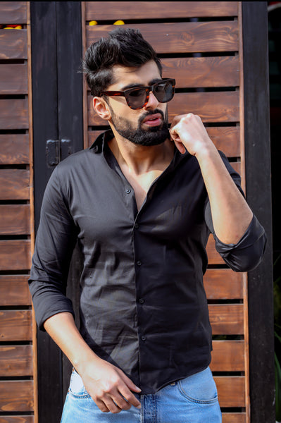 Black full sleeve shirt - Formal/Casual