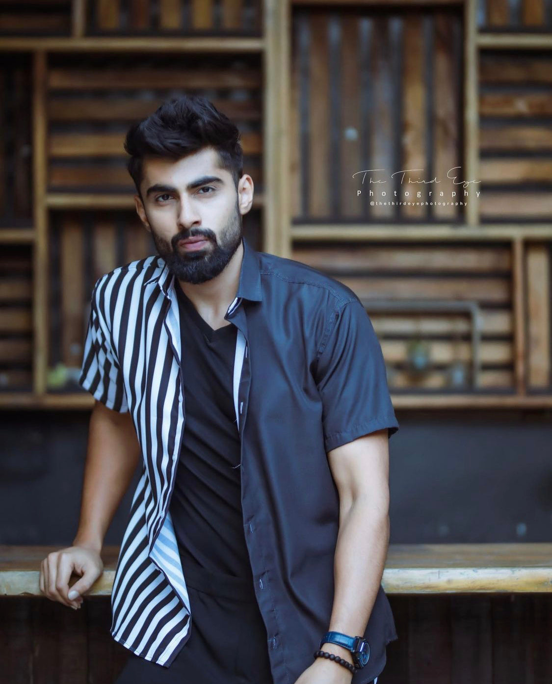 Pack of 3 - Stylish Stripped shirts combo with Cool Cat Shirt