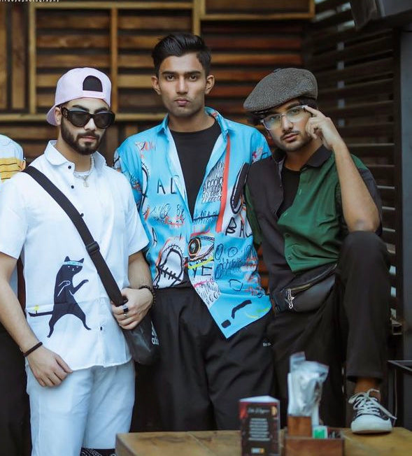 Pack of 3 - Dawn n Dusk, Beach print & Cool Cat shirts combo